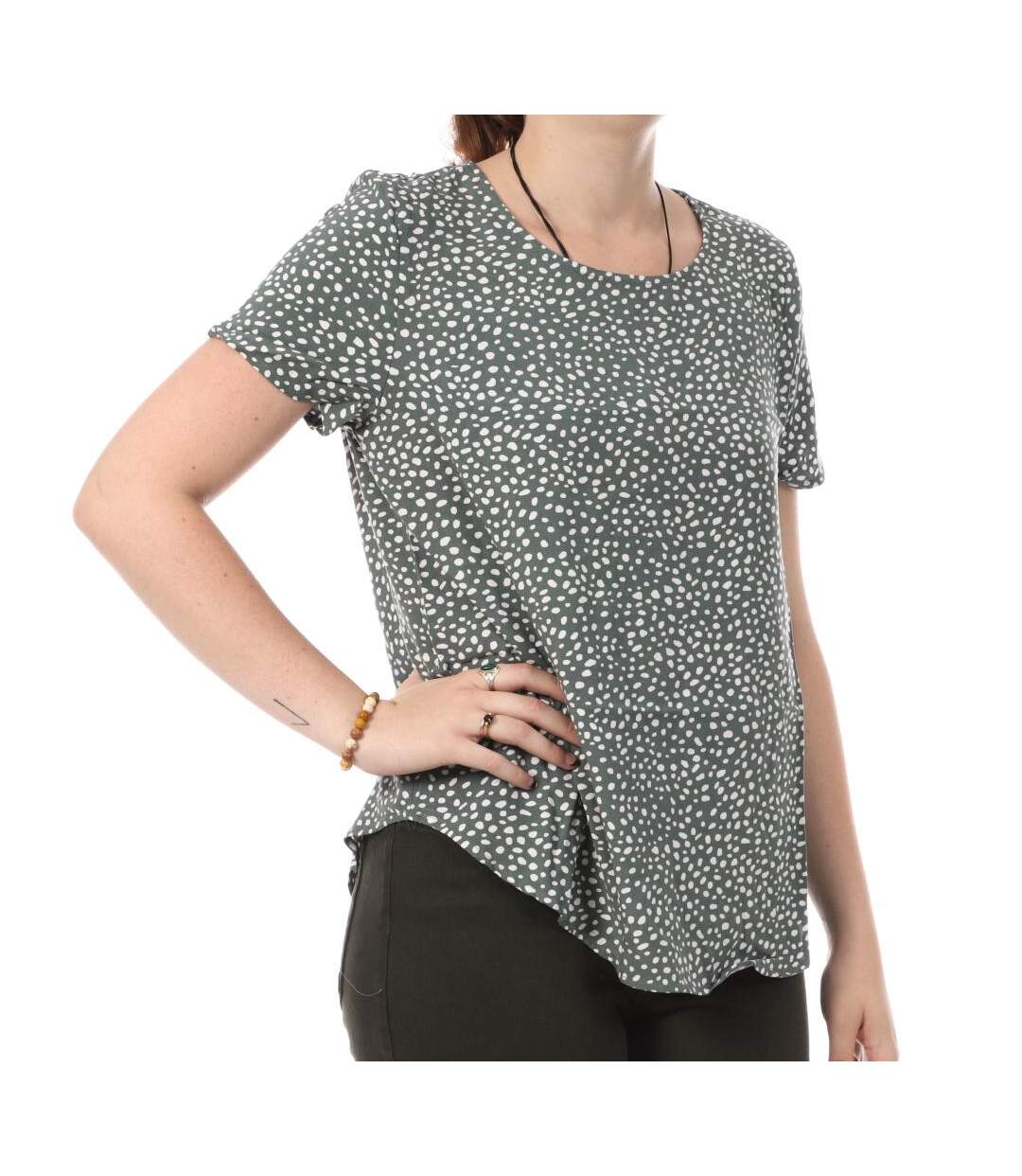 Blouse Kaki à Motifs Femme Vero Moda Easy Joy - M-1