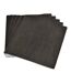 Lot de 20 Serviettes en Papier Vitamine 33x33cm Noir-1