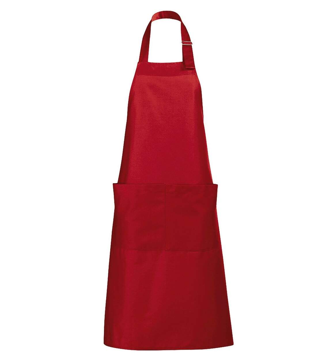 Tablier long avec poches - 88010 - rouge-1