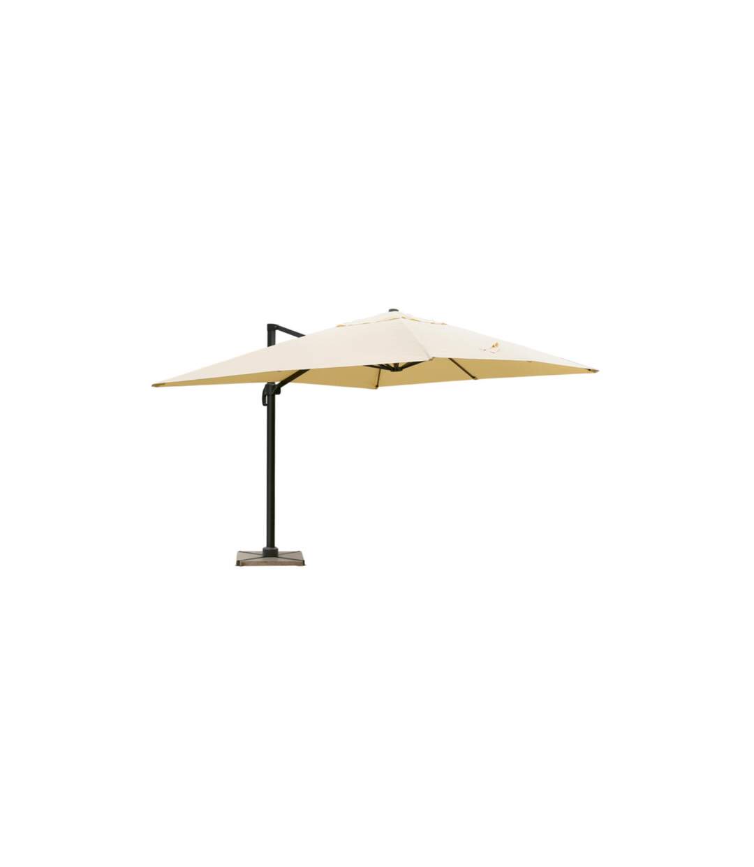 Parasol Déporté Avec Housse 3x4m Sable