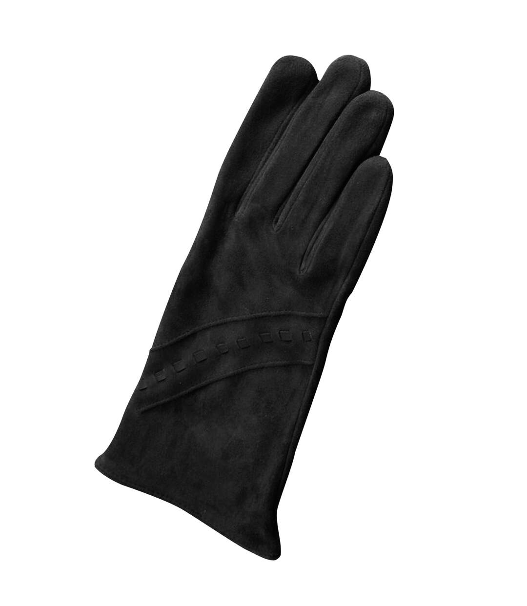 Eastern Counties Leather Womens/Ladies Sian Suede Gloves (Black)