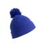 Womens/ladies Winter Essentials Pom Pom Beanie Bonnet À Pompon Bleu Roi Result-2
