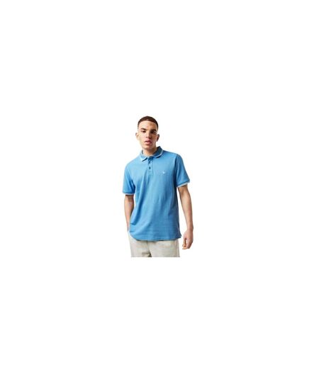 Polo Motif/style Rayure Contrastée Sur Bord Edgeware Homme Bleu Vif Jack Wills