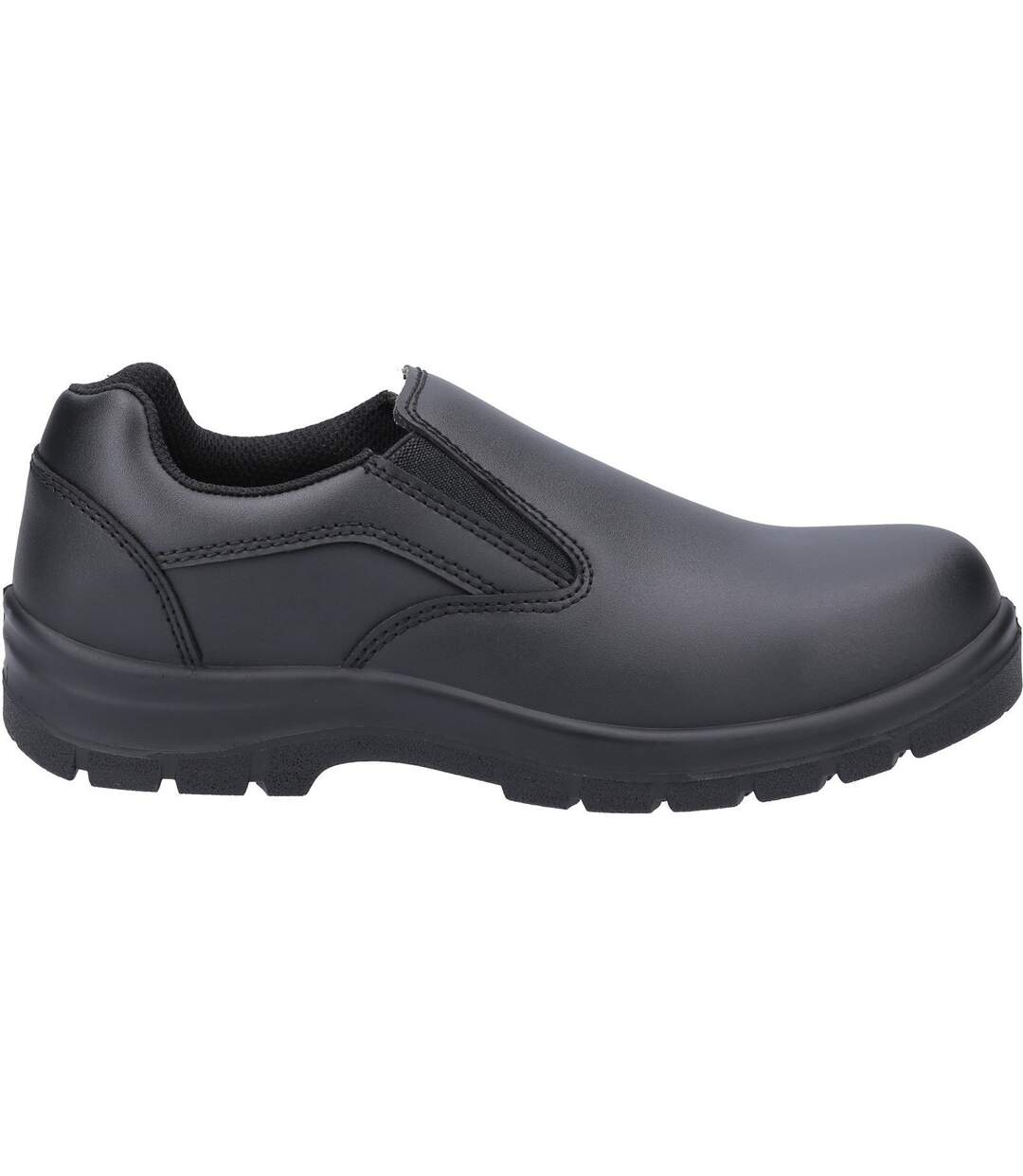 Womens/ladies as716c leather safety shoes black Amblers-3