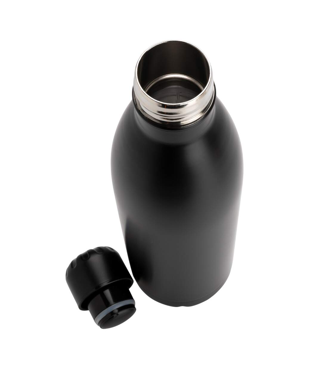 Stainless steel 750ml water bottle one size black XD Collection-3