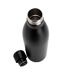 Stainless steel 750ml water bottle one size black XD Collection-3