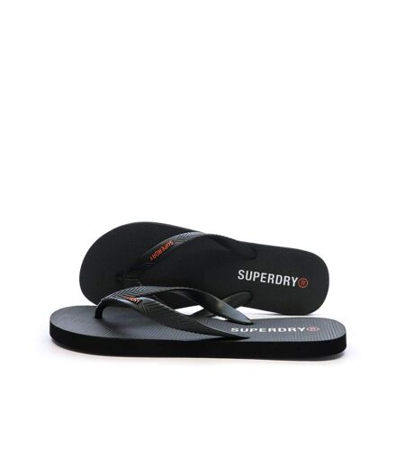Tongs noir homme superdry core essential flip flop