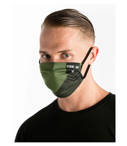Masque protection mixte C22 kaki Code22