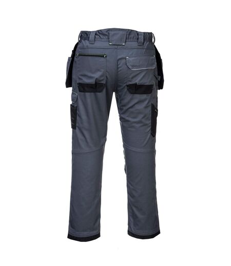 Pantalon Pw3 Homme Gris Foncé Noir Portwest