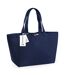 Westford Mill Organic Marina Tote Shopping Bag (20L) (Pack of 2) (French Navy) (One Size) - UTBC4524