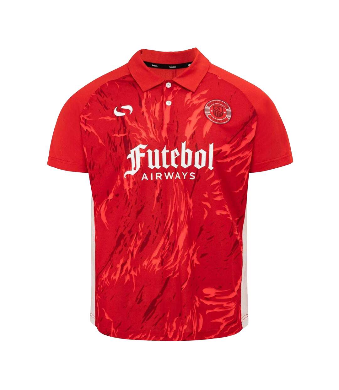 Mens Team Polo Shirt Red Sondico-1