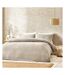 Bouclé textured duvet cover set greige Yard