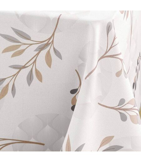 Nappe Antitache Imprimé Manola 150x240cm Naturel