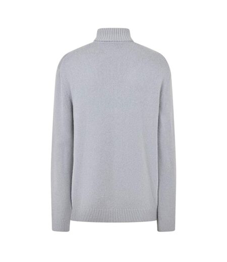 Unisex Adult Ribbed Cuff Sweatshirt Silver Boss