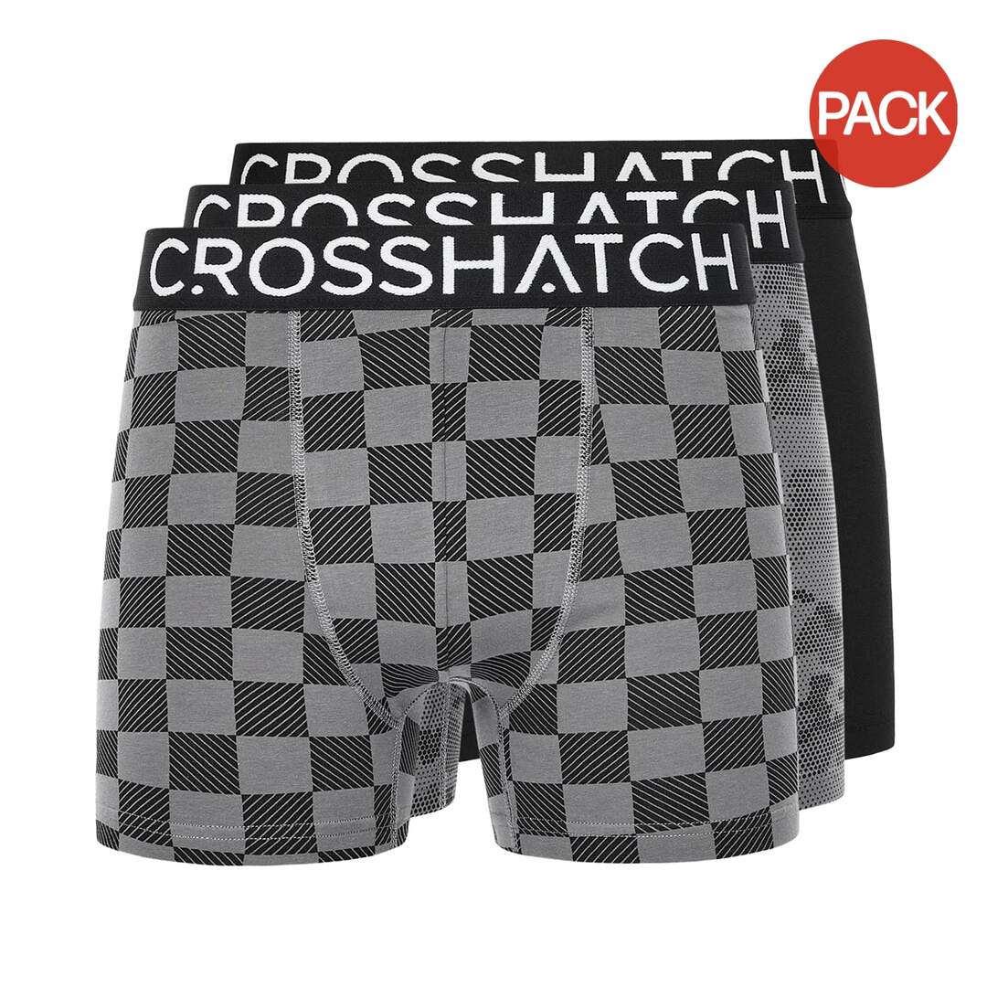 Boxers bresler homme noir Crosshatch-1