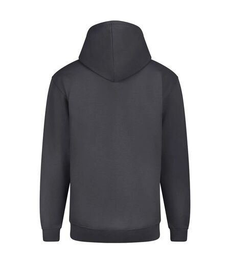 Sweatshirt À Capuche Et Fermeture Zippée Homme Charbon Uni Awdis