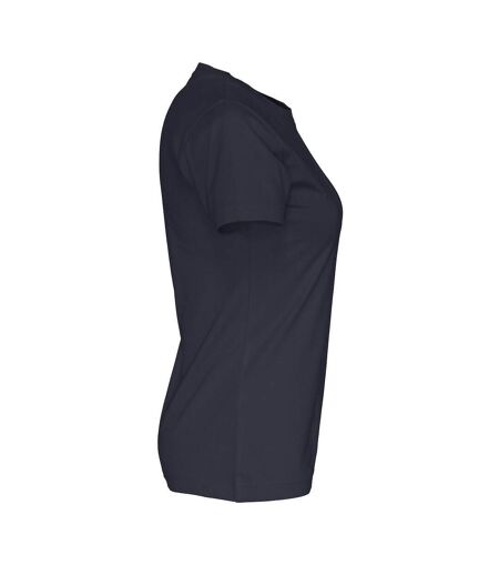 Womens/ladies Organic T-shirt Navy Cottover