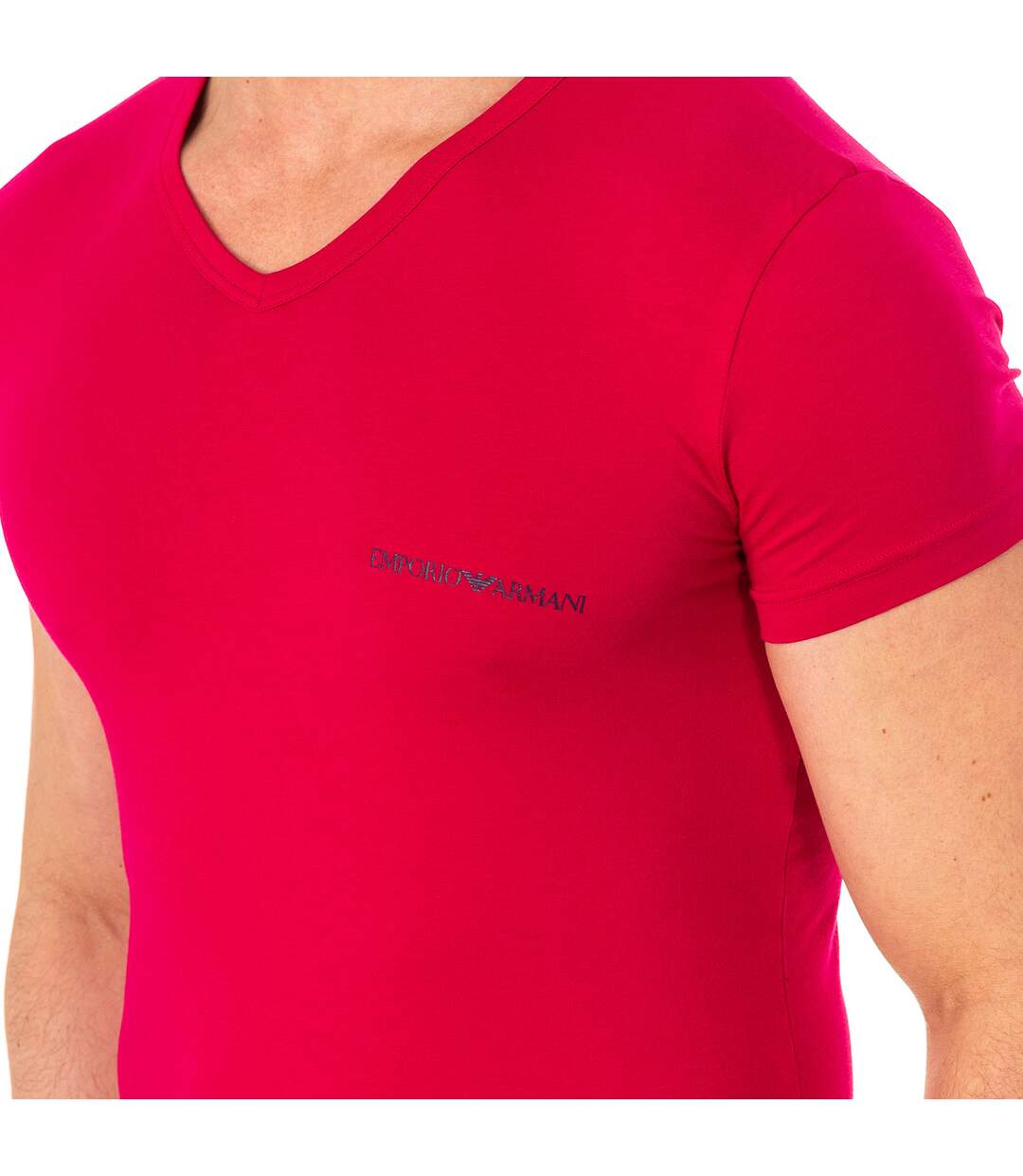 Men's short-sleeved V-neck t-shirt 110810-8P717