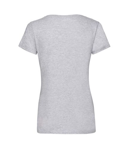 Fruit of the Loom Womens/Ladies Heather V Neck Lady Fit T-Shirt ()