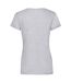 Fruit of the Loom Womens/Ladies Valueweight Heather Deep V T-Shirt (Heather Grey)