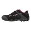 Womens/ladies Trainers Black Red Mountain Warehouse-3
