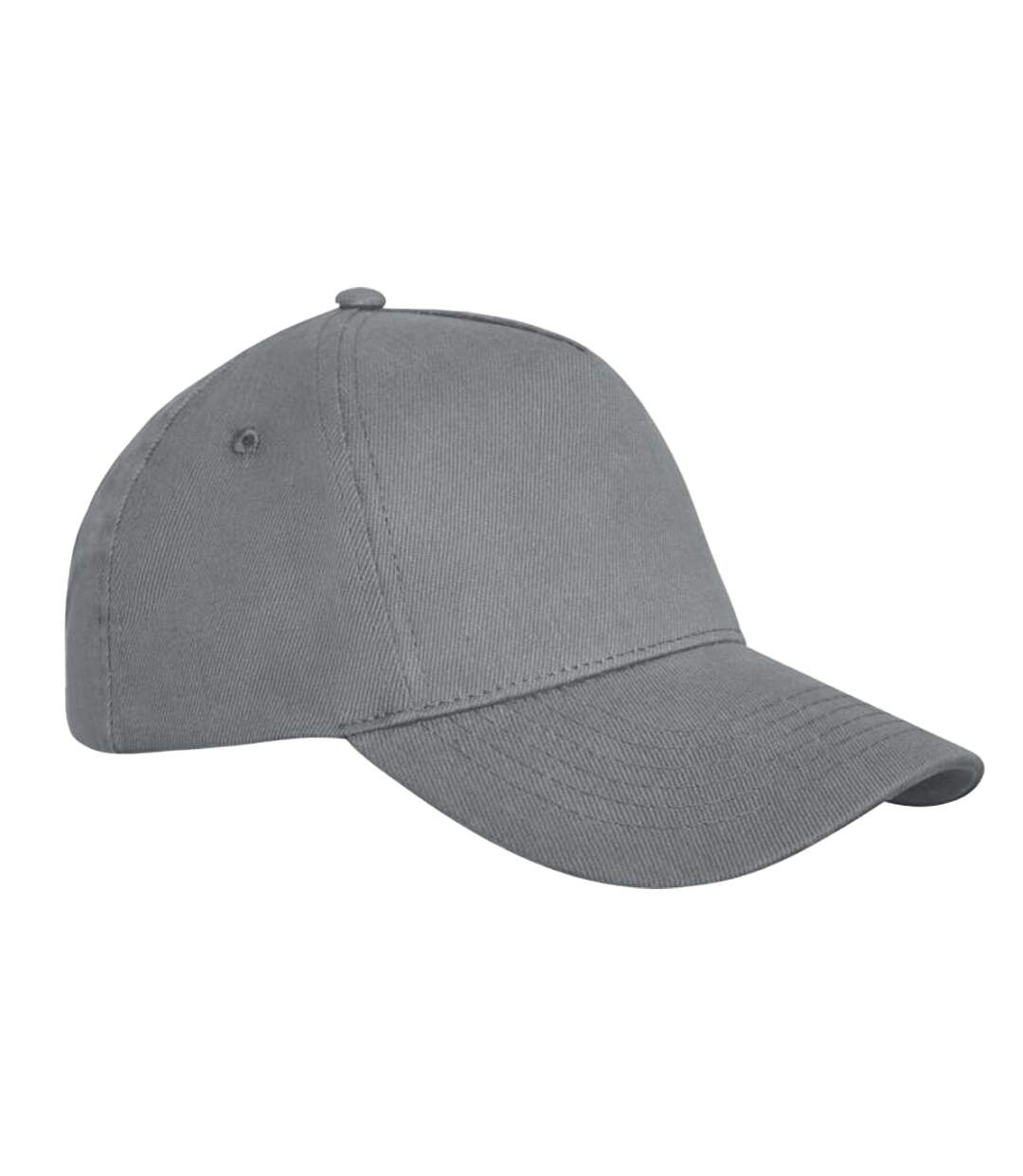 Casquette Motif/style 5 Panneaux Doyle Adulte Gris Elevate-2