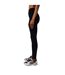 Womens/ladies Ribbed Leggings Black Essentials-4