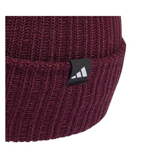 Bonnet Motif/style Linéaire Homme Rouge Adidas