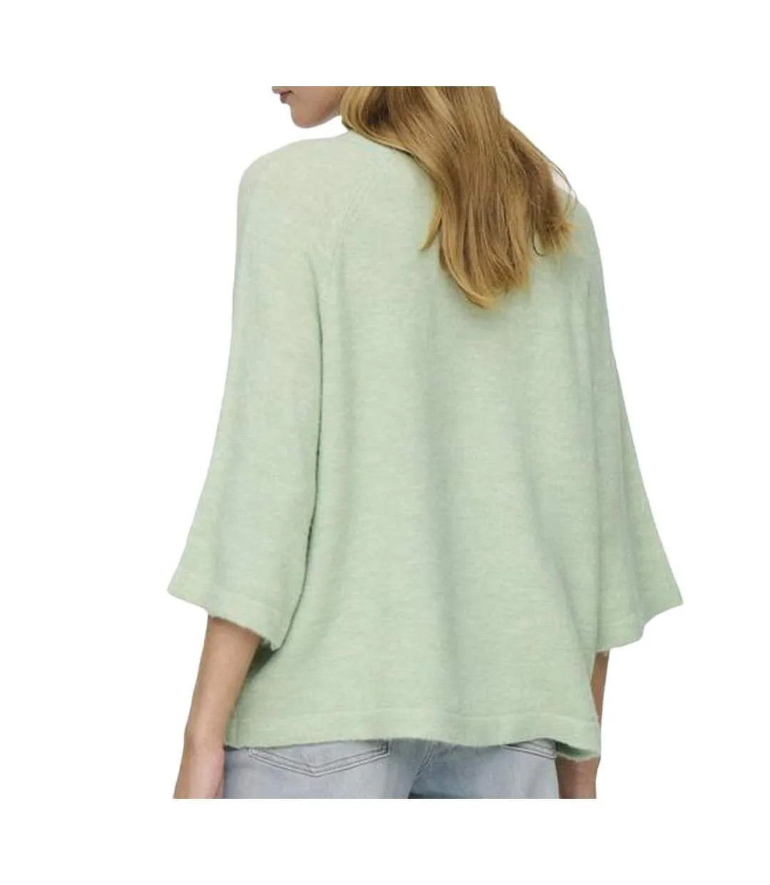 Pull vert femme jdy elanora 3/4-2