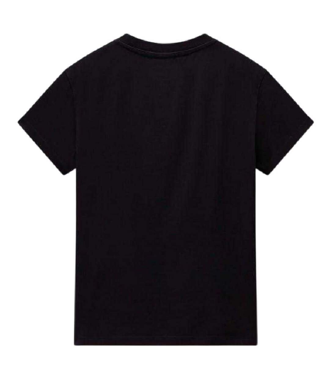 Womens/ladies Box Logo T-shirt Black Napapijri-2