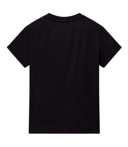 Womens/ladies Box Logo T-shirt Black Napapijri