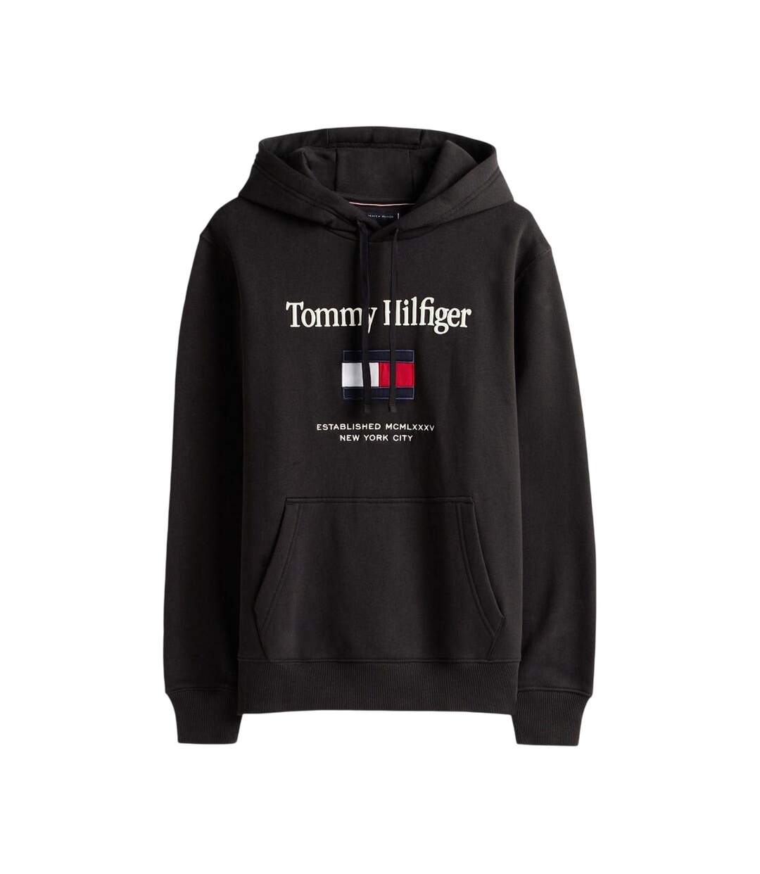 Sweat À Capuche Homme Noir Tommy Hilfiger-2