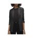 Blazer noir femme vero moda carla 3/4-1