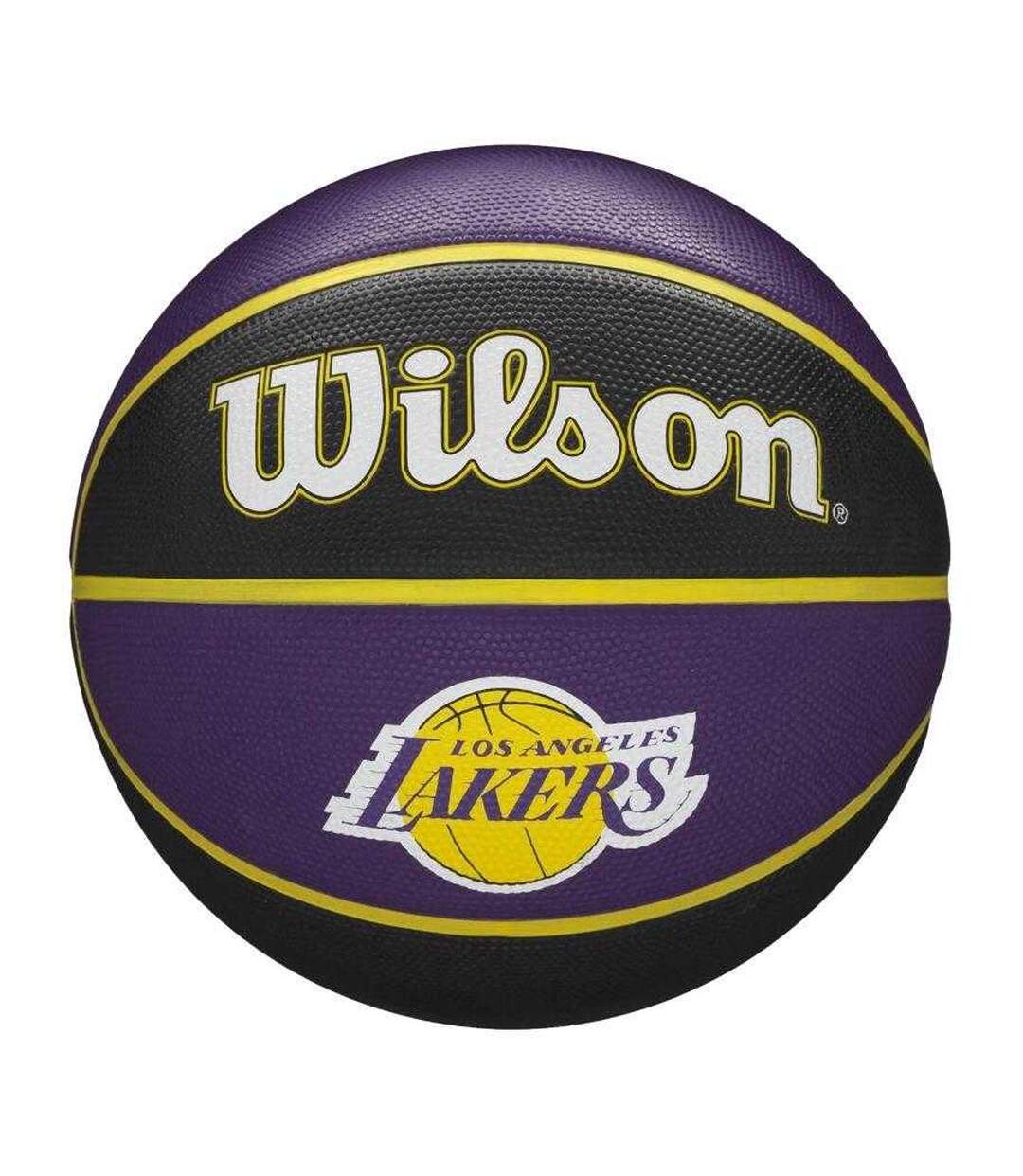 Ballon De Basket Motif/style Nba Los Angeles Lakers Taille 7 Noir Violet Clair Wilson-1