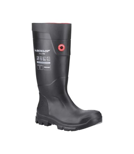 Unisex adult terrapro safety wellington boots black Dunlop