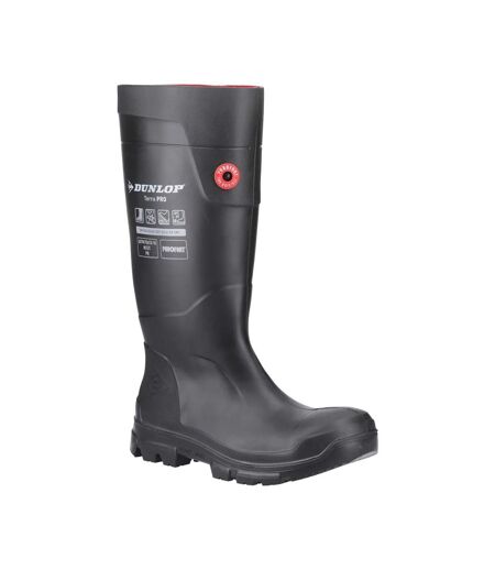 Unisex adult terrapro safety wellington boots black Dunlop