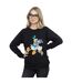 Disney Sweatshirt Donald And Daisy Duck Kiss - Femmes/Dames (Noir) - UTBI26849-2