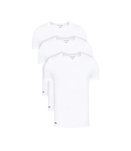 x3 t-shirt blanc homme lacoste th3321