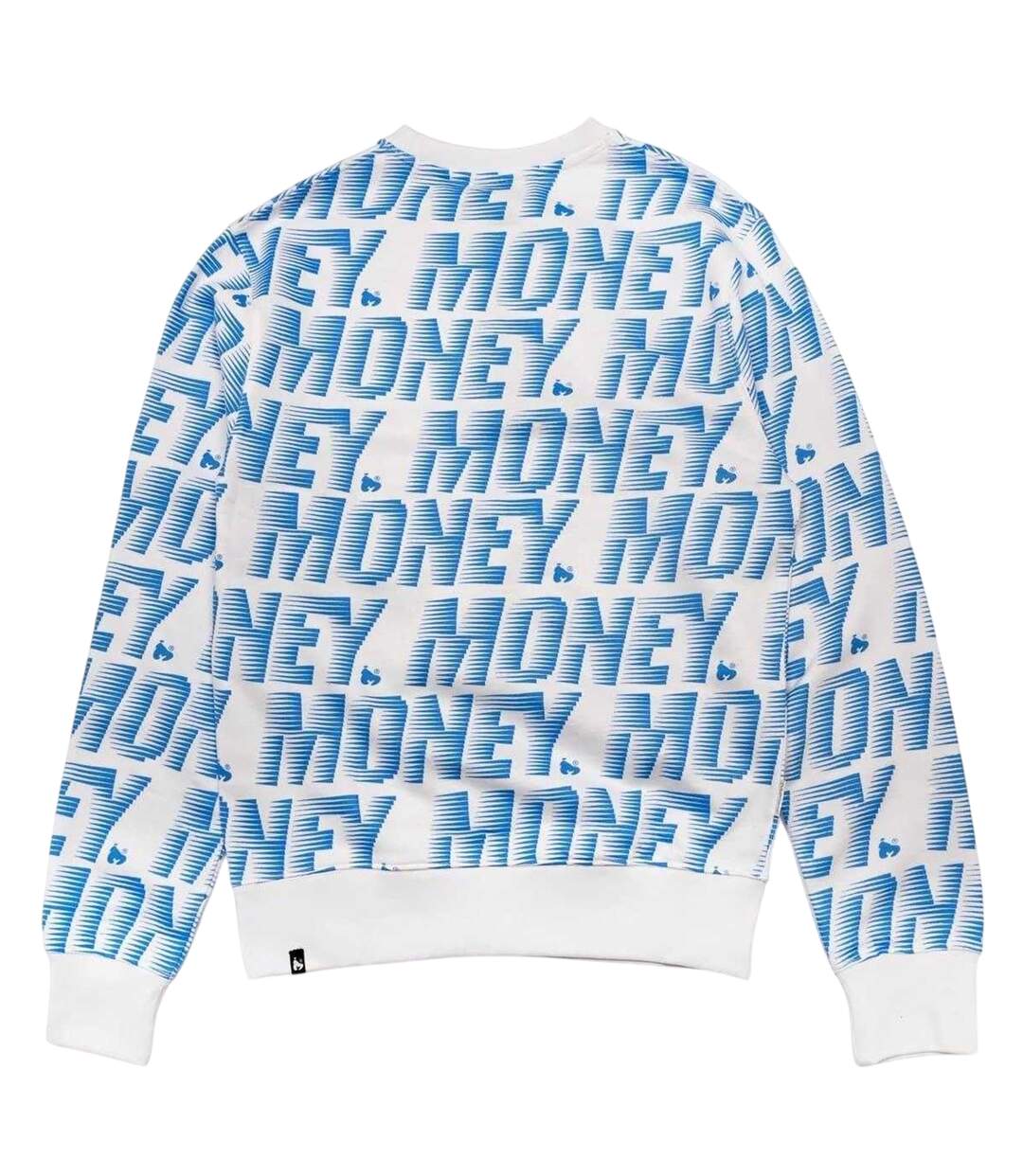 Sweat Motif/style Grand Singe Zoom Adulte Blanc Money-1