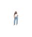 Haut Manches Bouffantes Motif/style Ruché Femme Blanc Brave Soul-1