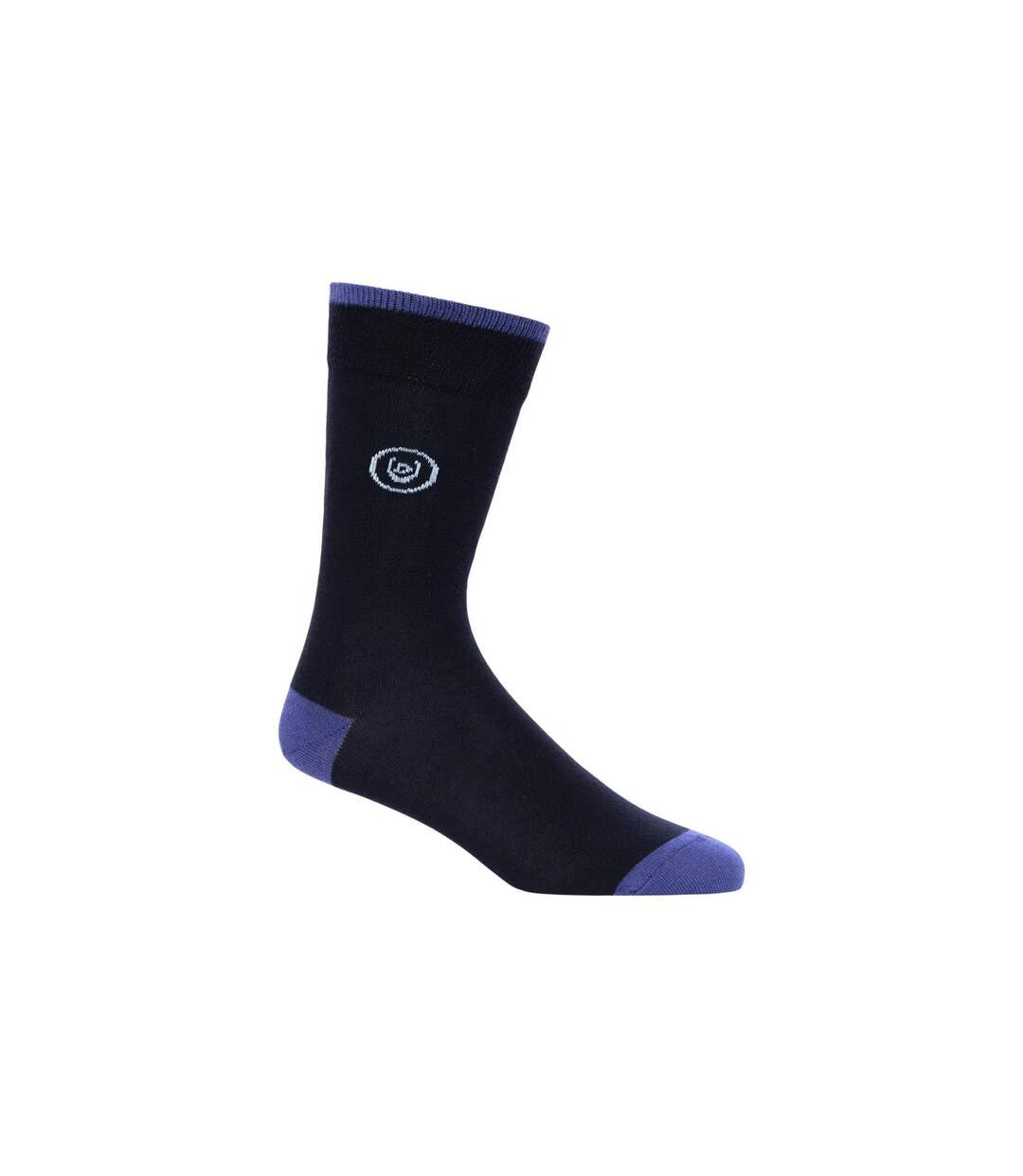 Pack of 3  Mens raphous socks  black/blue Duck and Cover-2