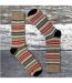 12 Pair Mens Colourful Cotton Striped Patterned Dress Socks-4