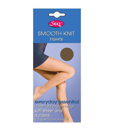 Silky Womens/Ladies Smooth Knit Tights Extra Size (1 Pairs) (Chiffon)