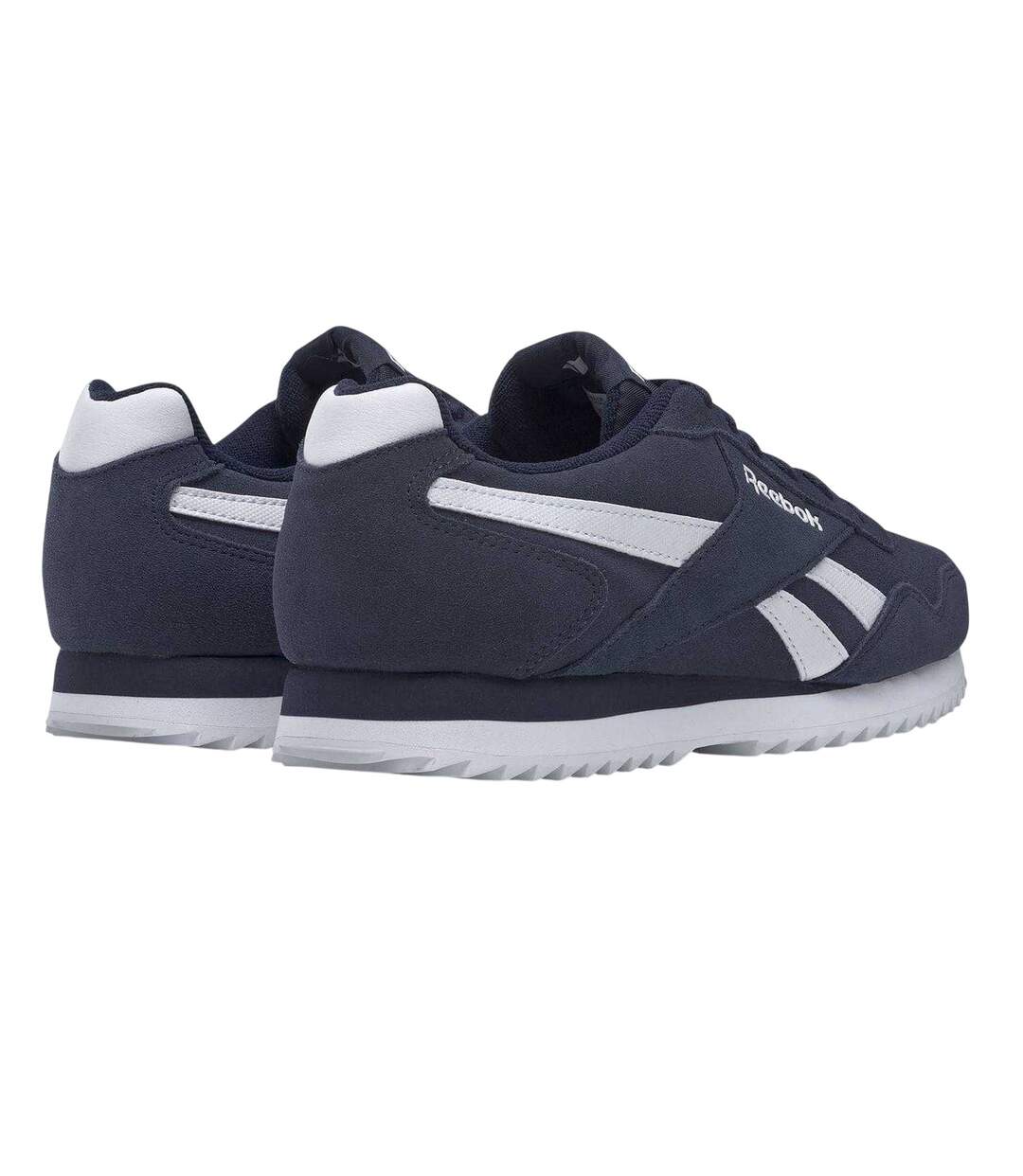 Mens Royal Glide Ripple Suede Trainers Navy White Reebok-2