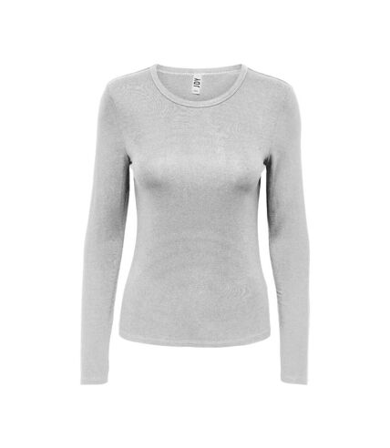 T-shirt Manches Longues Gris Femme JDY Mila - L