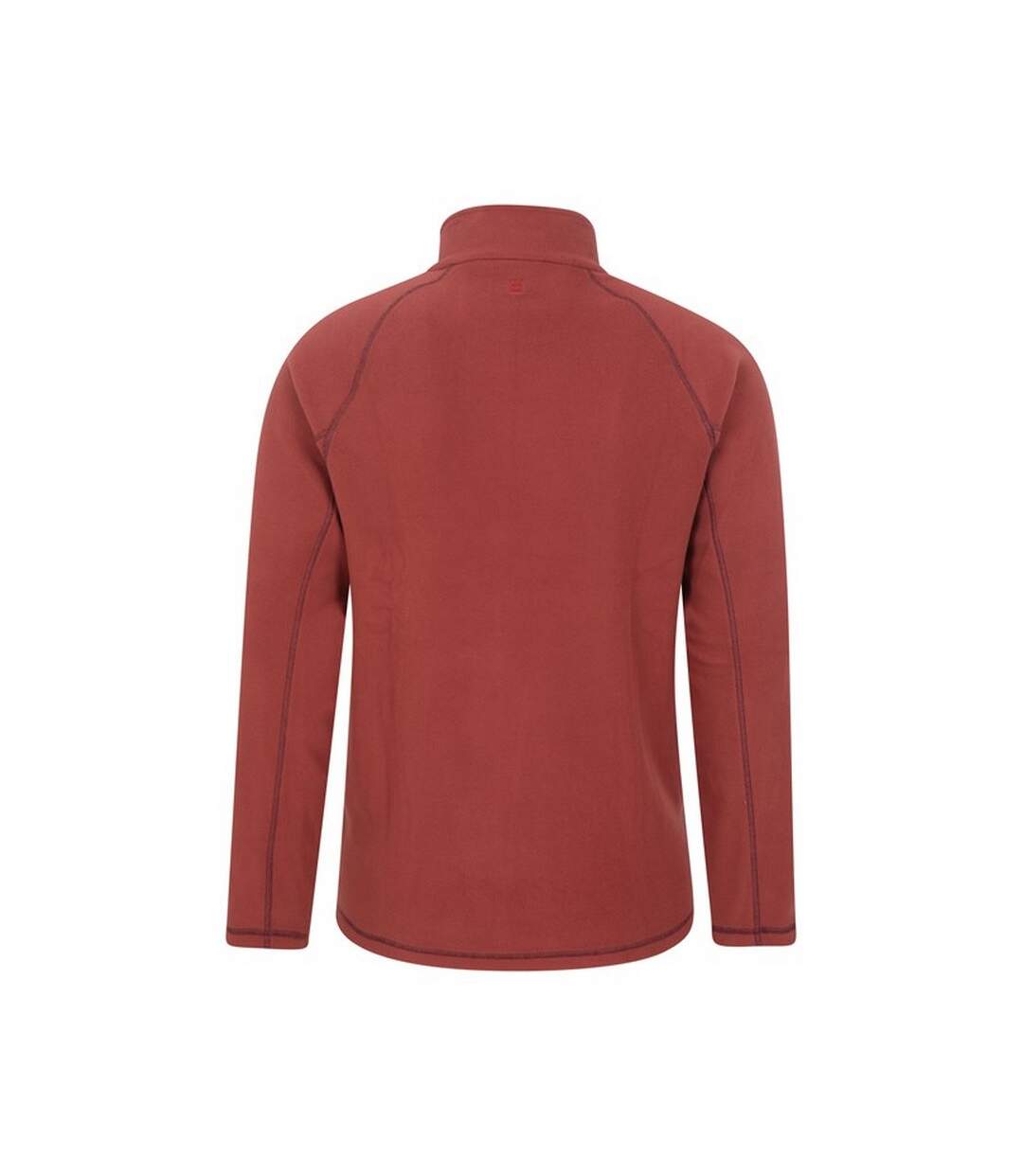 Mens ashbourne ii half zip fleece top burgundy Mountain Warehouse