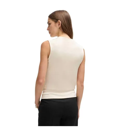 Haut Sans Manches Femme Blanc Boss