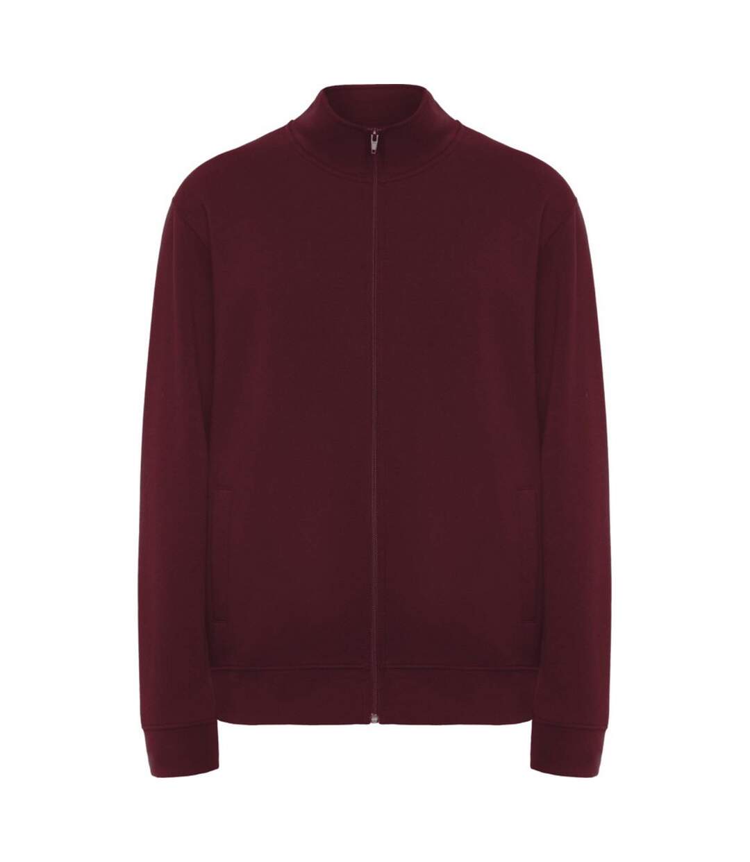 Unisex adult ulan full zip sweatshirt garnet Roly