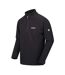 Great Outdoors Mens Kenger Half Zip Honeycomb Fleece Ash Regatta-4
