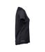 Womens/ladies Cooldry T-shirt Black Tee Jays-4
